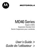 Motorola MD41 User Guide